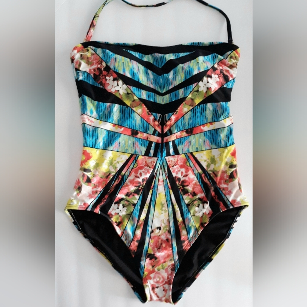 Ivanka Trump Strapless One Piece Swimsuit 12